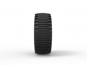 Offroad wheel 37 scale 1 to 20 3D Принт Модель