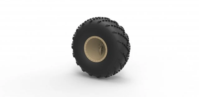 Offroad wheel 39 scale 1 to 20 3D Print Model .c4d .max .obj .3ds .fbx .stl .blend