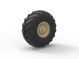 Offroad wheel 39 scale 1 to 20 3D Принт Модель