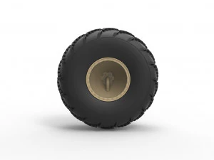 Offroad wheel 39 scale 1 to 20 3D Print Model