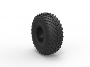 Offroad wheel 40 scale 1 to 20 3D Принт Модель