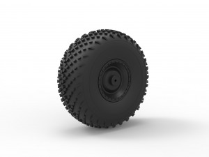 Offroad wheel 40 scale 1 to 20 3D Принт Модель