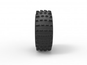 Offroad wheel 41 scale 1 to 20 3D Baskı Modeli