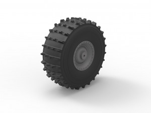 Offroad wheel 41 scale 1 to 20 3D Baskı Modeli