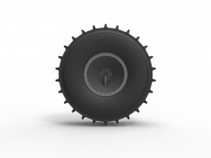 Offroad wheel 41 scale 1 to 20 3D Baskı Modeli