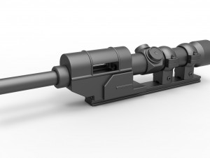 Scope for cosplay blaster 16 3D Print Model