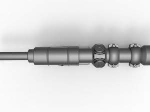 Scope for cosplay blaster 16 Model do druku 3D