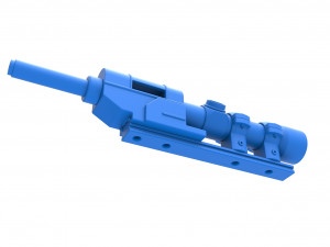 Scope for cosplay blaster 16 Model do druku 3D