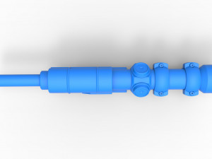 Scope for cosplay blaster 16 Model do druku 3D