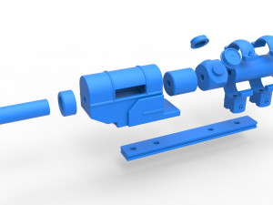 Scope for cosplay blaster 16 Model do druku 3D
