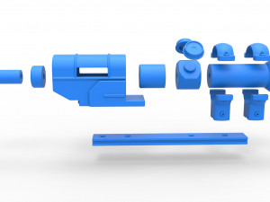 Scope for cosplay blaster 16 Model do druku 3D