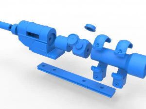 Scope for cosplay blaster 16 3D Print Model