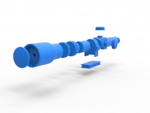 Scope for cosplay blaster 17 Modèles 3D en vedette