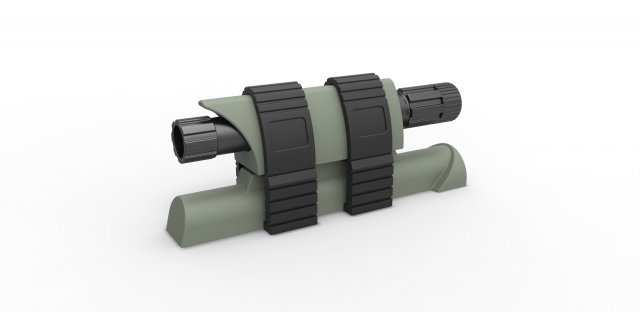 Scope for cosplay blaster 18 Modèles 3D en vedette .c4d .max .obj .3ds .fbx .stl .blend