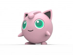 Jigglypuff 3D Print Model