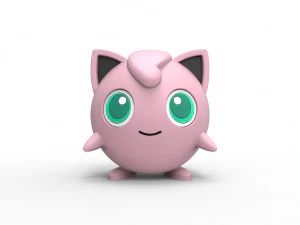 Jigglypuff 3D Print Model