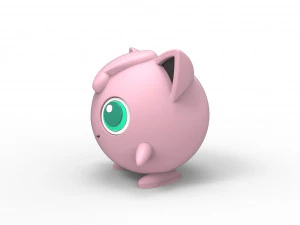 Jigglypuff 3D Print Model