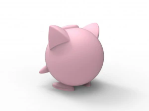 Jigglypuff 3D Print Model