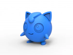 Jigglypuff 3D Print Model