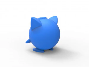 Jigglypuff 3D Print Model