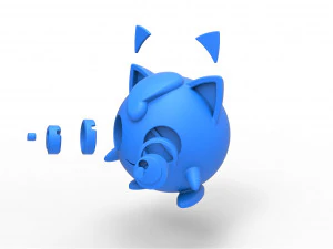 Jigglypuff 3D Print Model