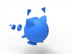 Jigglypuff 3D Print Model