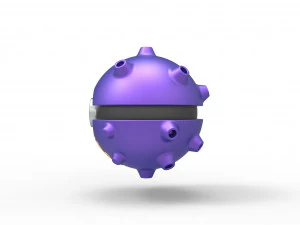 Koffing orb 3D Print Model