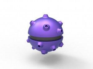 Koffing orb 3Dプリントモデル