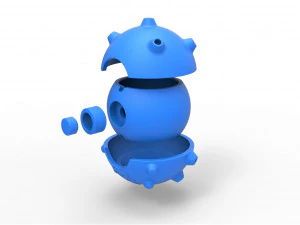 Koffing orb 3D Print Model