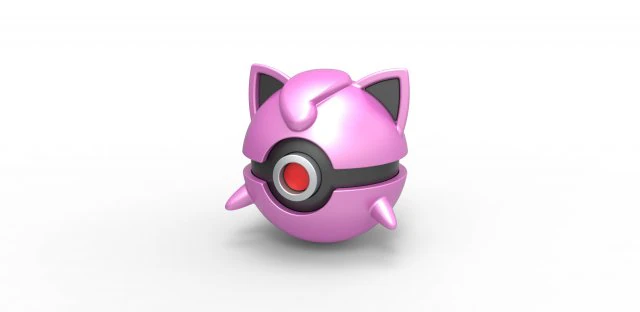 Jigglypuff orb 3D Print Model .c4d .max .obj .3ds .fbx .stl .blend 