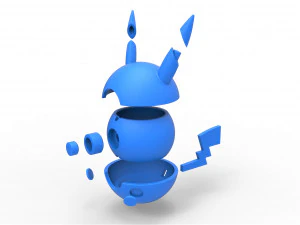 Pikachu orb 3D Print Model