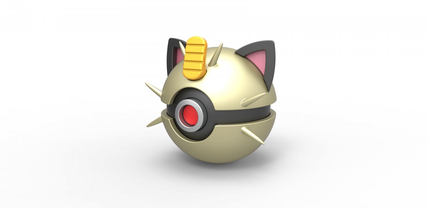 Meowth orb 3D Print Model in Other 3DExport