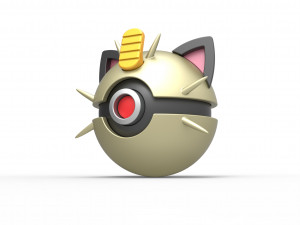 Meowth orb Modelo de Impressão 3D