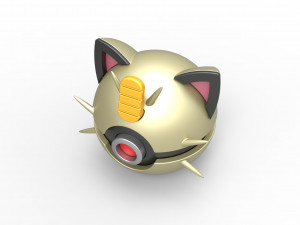 Meowth orb Modelo de Impressão 3D