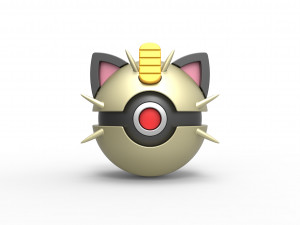 Meowth orb Modelo de Impressão 3D