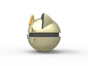 Miyav k&uuml;resi 3D Baskı Modeli