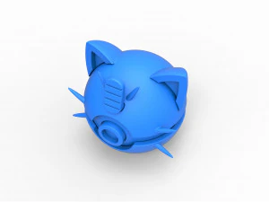 Miyav k&uuml;resi 3D Baskı Modeli