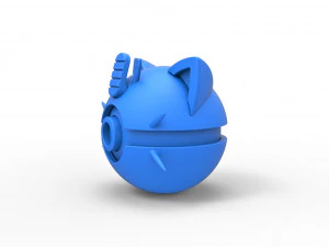 Miyav k&uuml;resi 3D Baskı Modeli