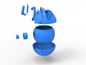 Miyav k&uuml;resi 3D Baskı Modeli