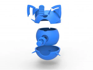 Miyav k&uuml;resi 3D Baskı Modeli