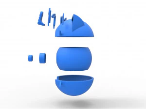 Miyav k&uuml;resi 3D Baskı Modeli