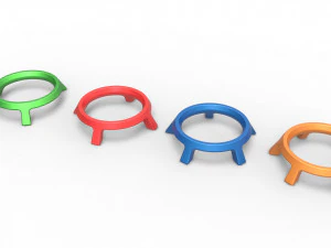 Підставка для покеболу Набір 1 3D Принт Модель