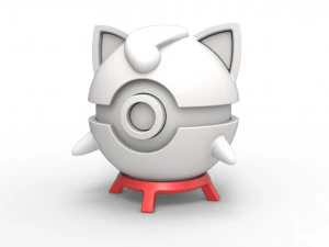Pokeball stand Set 1 3D Print Model