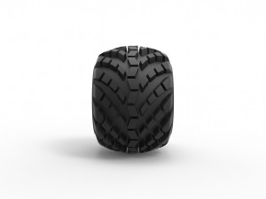 Offroad arched tire scale 1 to 10 Modèles 3D en vedette