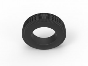 Retro car tire scale 1 to 10 3D 打印模型