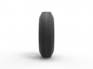 Lowrider tire scale 1 to 10 3D 打印模型