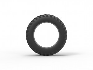 Tractor tire scale 1 to 25 3D Baskı Modeli