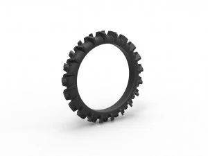 Escala de pneus para buggy de p&acirc;ntano de 1 a 25 Modelo de Impressão 3D