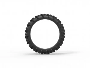 Swamp buggy tire scale 1 to 25 3D Print Model