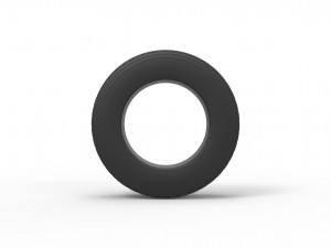 Truck tire scale 1 to 25 Model Cetak 3D
